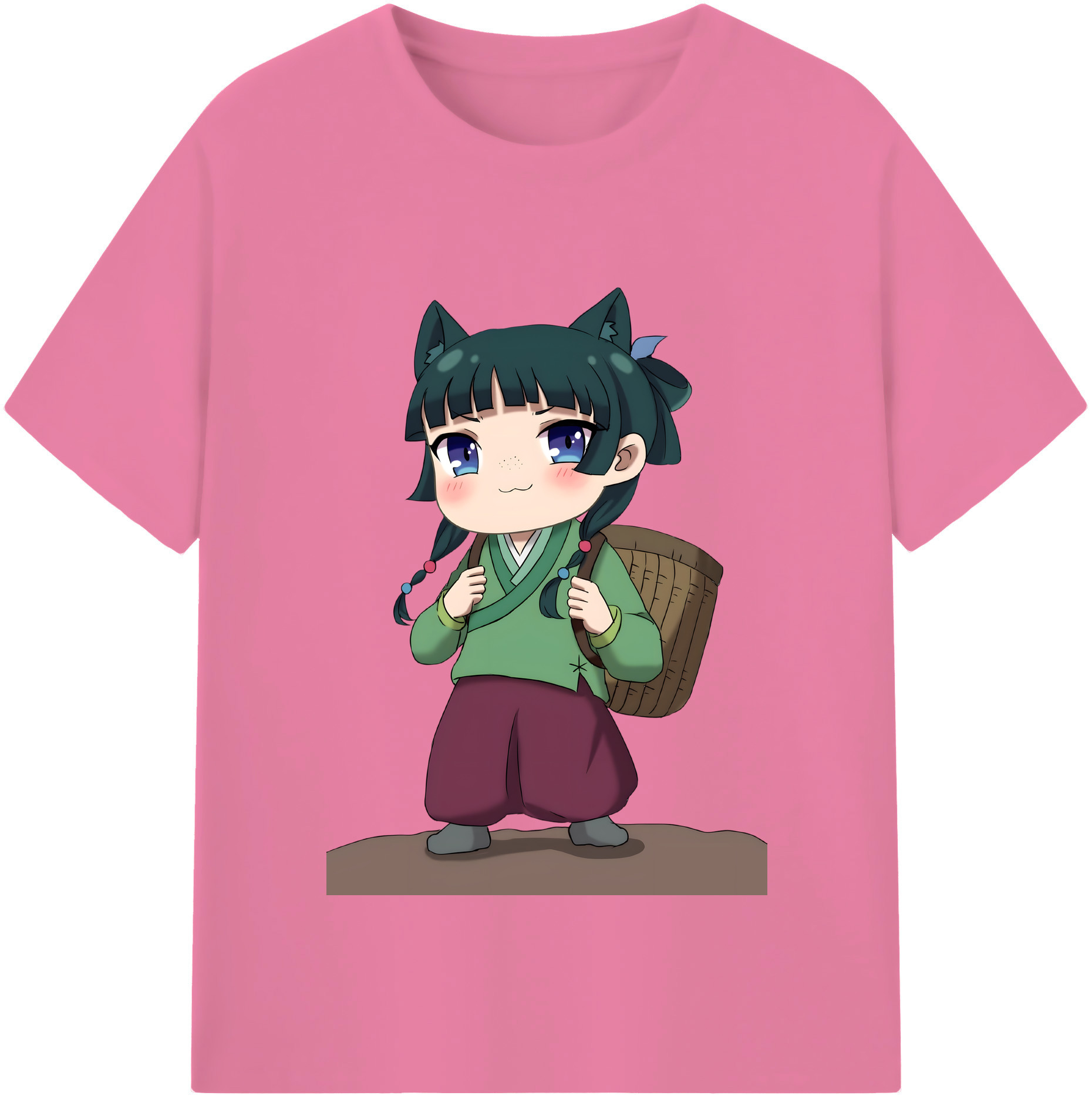 （画像用） 薬屋のひとりごと The Apothecary Diaries 綿100％半袖Tシャツ（フロントプリント）